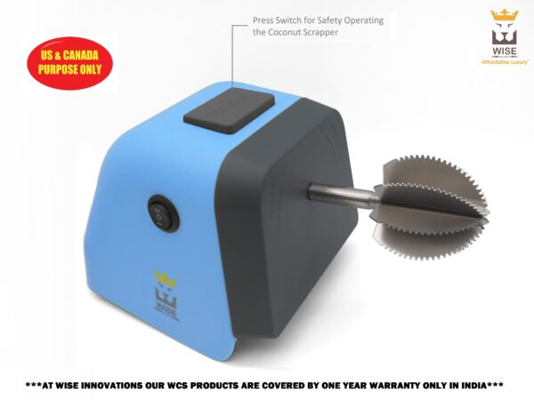 WISE Coconut Scraper 120 Volts (Electric) for US / Canada - Image 2